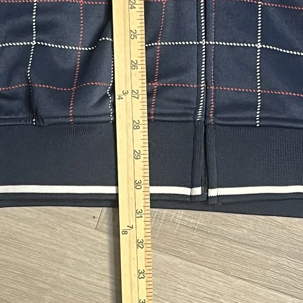 Vintage Ecko Unltd Mens‎ 2XLarge Blue Plaid Full Zip Track Jacket - Lightly Worn